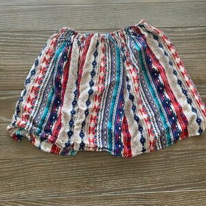 Lulus patterned mini skirt